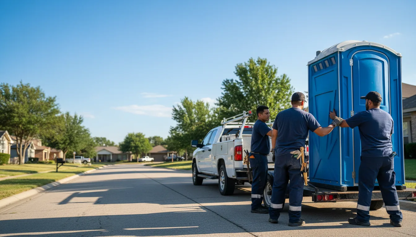Portable Toilet Rental in Lone Oak, TX near me